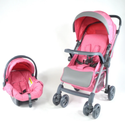 Coche Travel System Oviedo Bebesit - Rosa